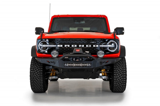 Addictive Desert Designs for 2021+ Ford Bronco Rock Fighter Front Bumper - Hammer Black