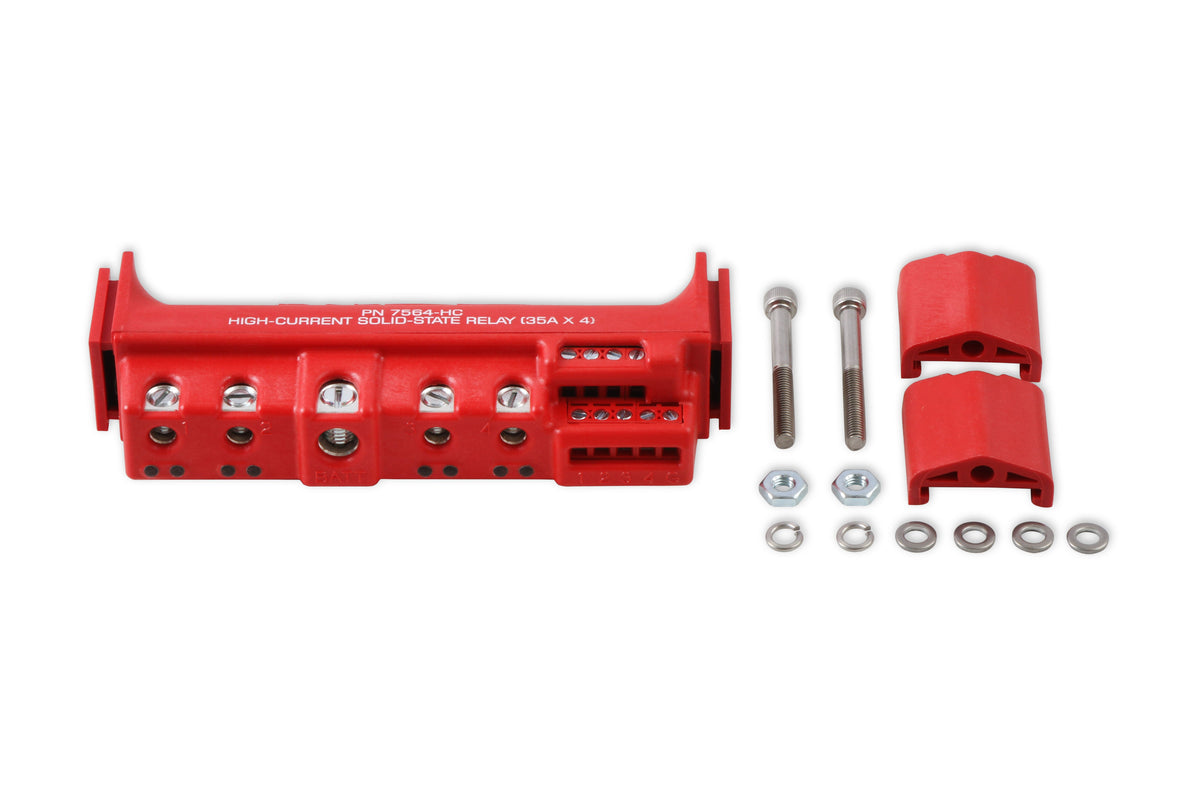 MSD 7564-HC High-Current Solid-State Relay 35Ax4, Red