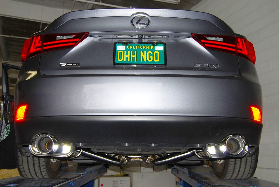 Invidia HS13LISG3S 13-Up Lexus IS250/350 V6 Rolled S.S. Tip Axle-back Exhaust