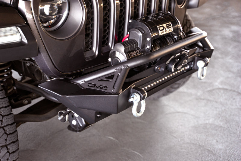 DV8 Offroad 07-23 Jeep Wrangler JK/JL & Gladiator JT FS-1 Series Stubby Front Bumper - #FBJL-11