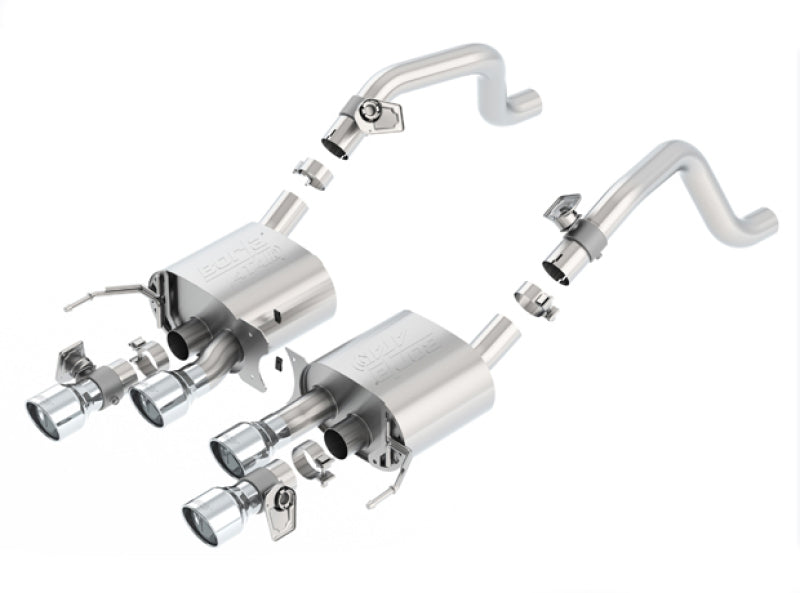 Borla 11875 2014 Chevrolet Corvette C7 6.2L 8cyl ATAK Exhaust w/ NPP Dual Mode (rear section only) - #11875