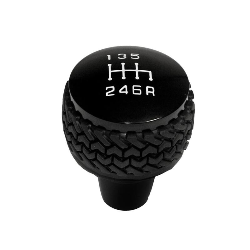 DV8 Offroad 2011-2018 Jeep JK 6-Speed Shift Knob Black - #D-JP-181112-BK