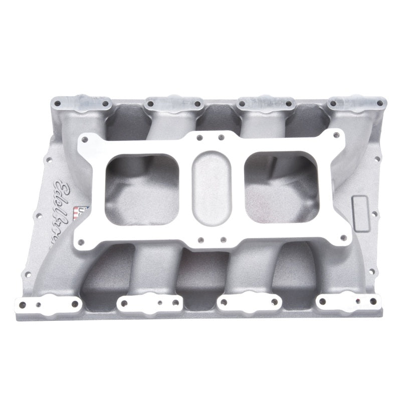 Edelbrock 7524 Intake Manifold Chrysler Gen II 426-572 Hemi Dual Quad Single Plane for Carburetors