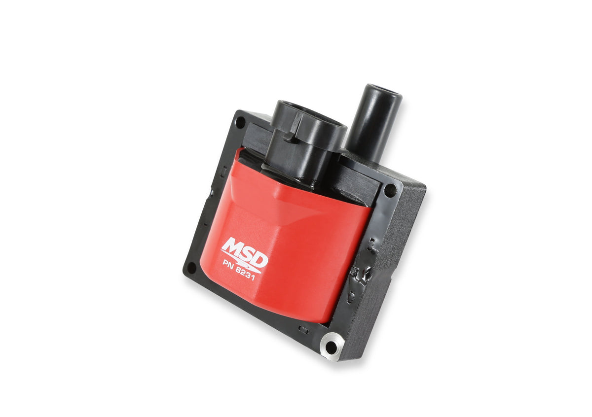 MSD 8231 Connector Coil, Red, 1996-1997 GM engines, Individual