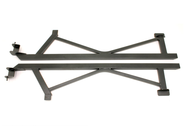 BMR 2005-2014 S197 Mustang Weld-On Boxed Subframe Connectors - Black Hammertone