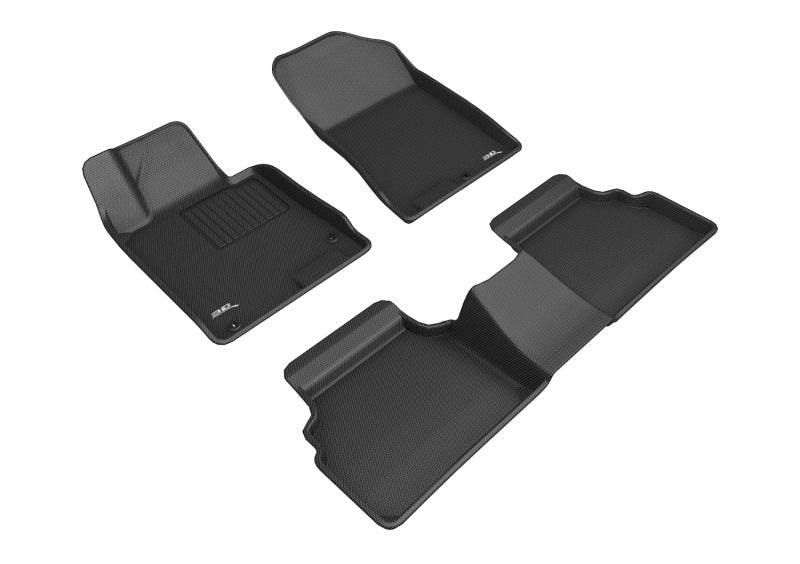 3D MAXpider Kagu Front & Rear Floor Mats for 2020-2026 Hyundai Sonata