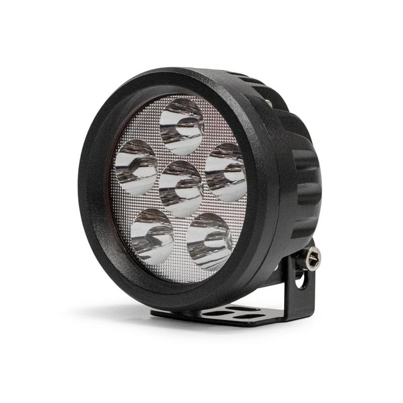 DV8 Offroad 3.5in Round 16W Driving Light Spot 3W LED - Black - #R3.5E16W3W