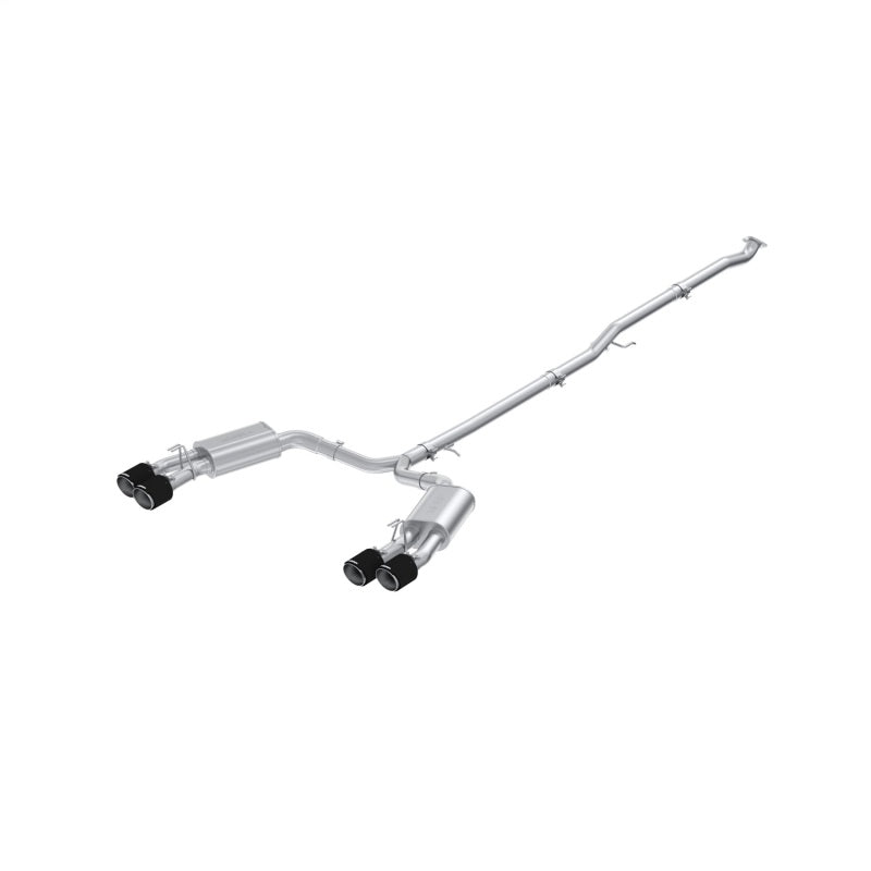 MBRP Sonata N Line 2.5L Turbo T304SS 2.5in Cat-Back w/ Carbon Fiber