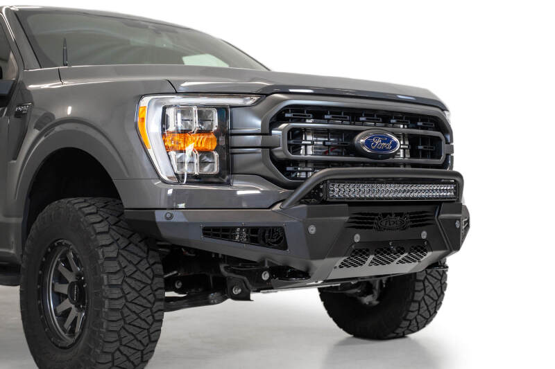 Addictive Desert Designs for 2021 Ford F-150 HoneyBadger Front Bumper w/ Top Hoop
