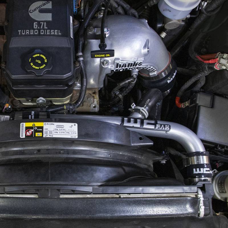 Wehrli Custom Fabrication WCF100867-BB Upper Coolant Pipe with Dual Radiator Bengal Blue for 2013-2015 Ram 2500 / 3500 6.7L Cummins