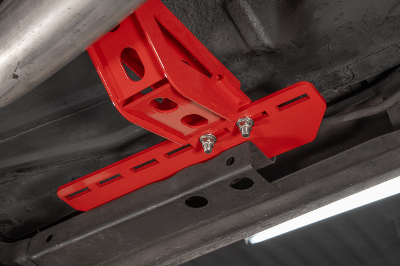 UMI Performance 3108-R Modular Adjustable Transmission Crossmember Red