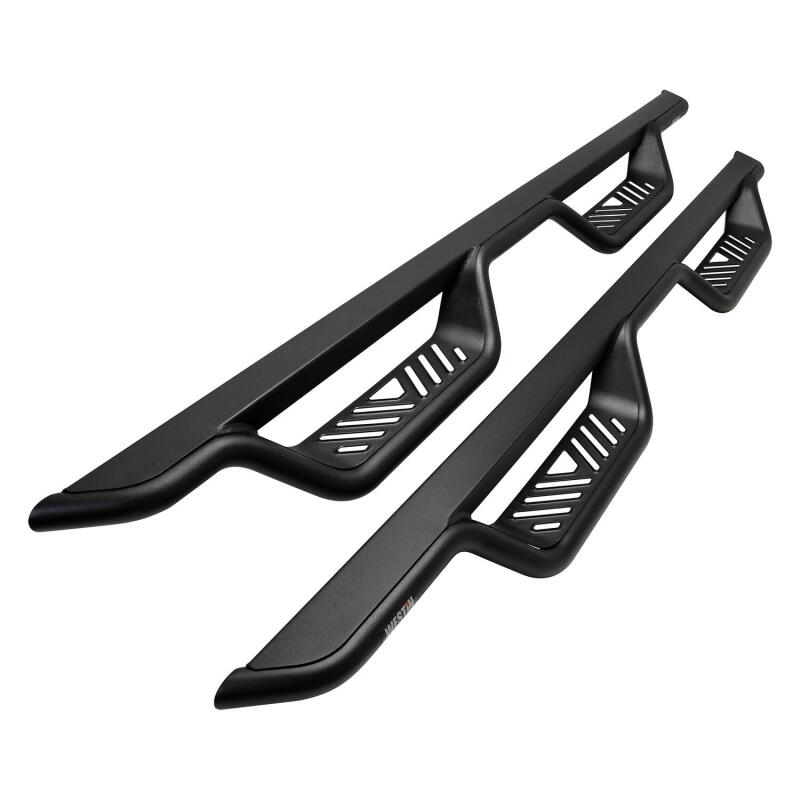Westin 20-12775 Outlaw Drop Nerf Step Bars for 2005-2023 Toyota Tacoma Double Cab Textured Black