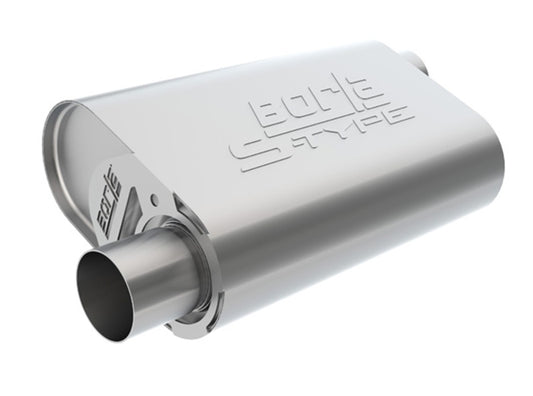 Borla 400946 CrateMuffler LS3 S-Type 2.50in Offset/Offset 14inx4.35inx9in Oval Muffler - #400946