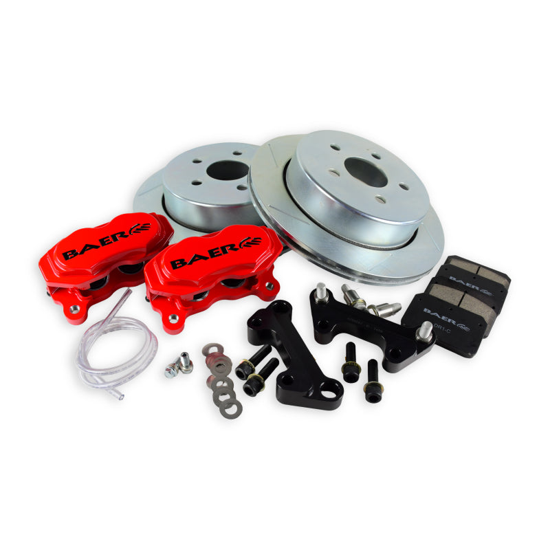 Baer Brakes 20-26 Jeep Gladiator 13in SS4 Rear SZ Brake Kit - Fire Red