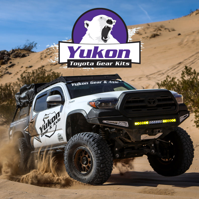 Yukon Gear & Axle YGKT001-456 Ring & Pinion Gear Kit Pkg F&R with Install Kits for Toyota 8.4/7.5R Diff 4.56 Ratio