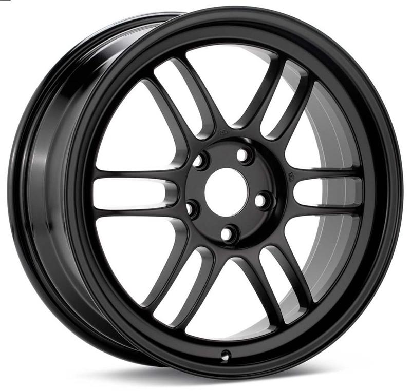 Enkei RPF1 18x9.5 5x114.3 15mm Offset 73mm Bore Black Wheel