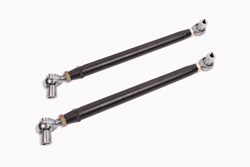 BMR 1982-2002 3rd Gen F-Body Double Adj. Chrome Moly Lower Control Arms with Rod Ends - Black Hammertone