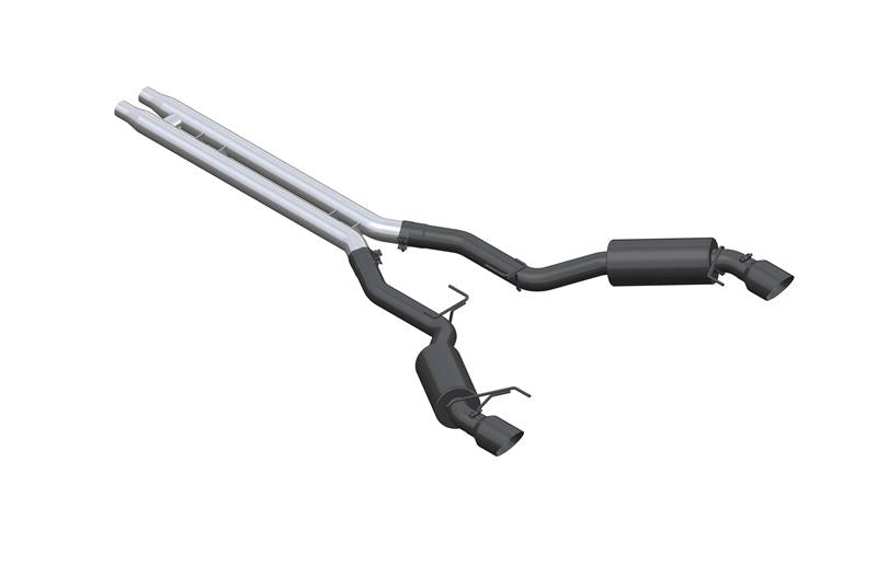 MBRP S7277BLK Cat-Back Exhaust System - 2015-2017 Ford Mustang GT 5.0L (Street) | Black Coated