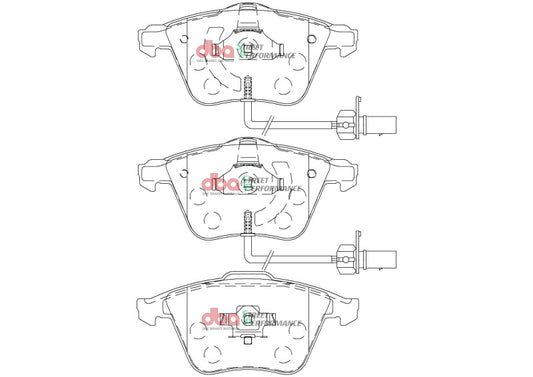DBA 08-15 Audi TTS Quattro Front SP Performance Brake Pads