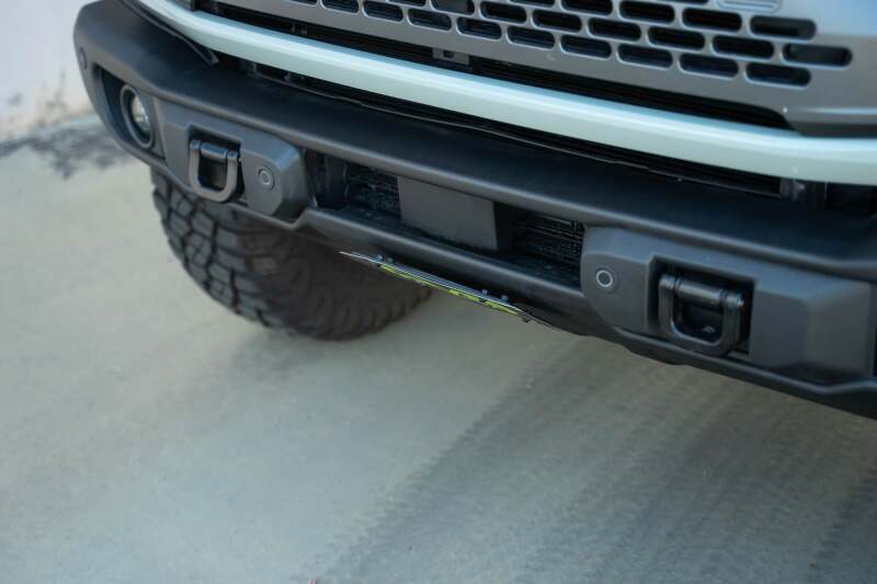 DV8 Offroad 2021 Ford Bronco Capable Bumper Slanted Front License Plate Mount - #LPBR-05
