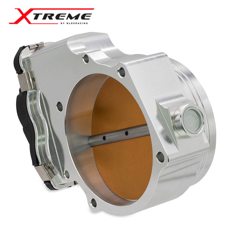 BLOX Racing 2015 and Newer Dodge Hellcat / Jeep Trackhawk 6.2L 105mm Electronic Billet Throttle Body - Silver BXIM-00255-SI