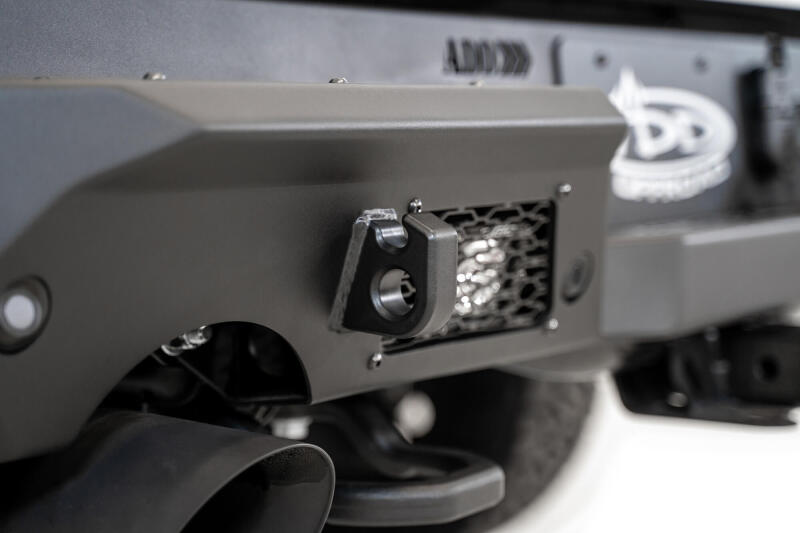 Addictive Desert Designs for 2021 Ram 1500 TRX Stealth Fighter Rear Bumper - Hammer Black