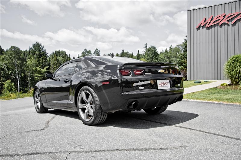MBRP Chevy Camaro V6 3.6L 3in Black Coated Axle Back Muffler Delete