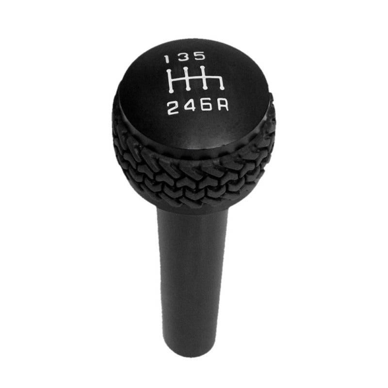 DV8 Offroad 2005-2010 Jeep TJ/JK 6-Speed Shift Knob Black Finish - #D-JP-180012-BK
