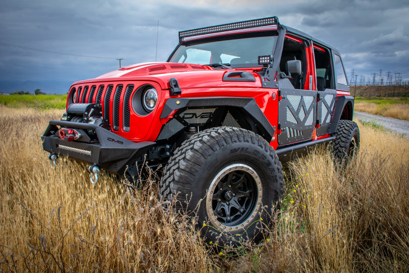 DV8 Offroad 18+ Jeep JL Heat Dispersion Hood - Primer Black - #HDMBJL-01