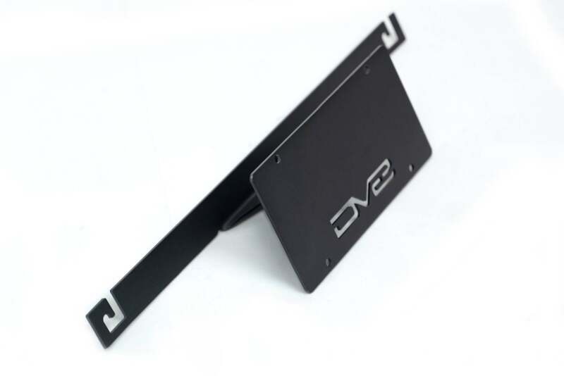 DV8 Offroad 21-23 Ford Bronco Capable Bumper Front License Plate Mount - #LPBR-04