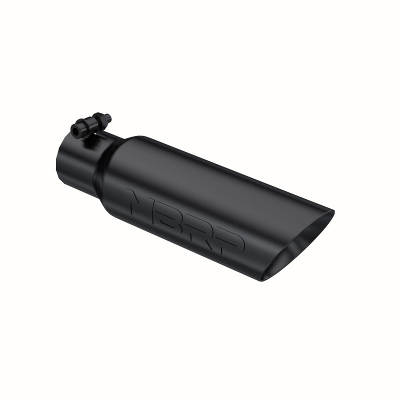 MBRP T5106BLK 3.5in O.D. Dual Wall Angled Exhaust Tip (Black Coated)