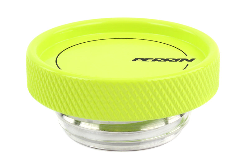 PERRIN 02-26 Subaru Impreza/WRX/STI & 13-26 Crosstrek/BRZ/FR-S/GR86/GR86 Oil Fill Cap - Neon Yellow