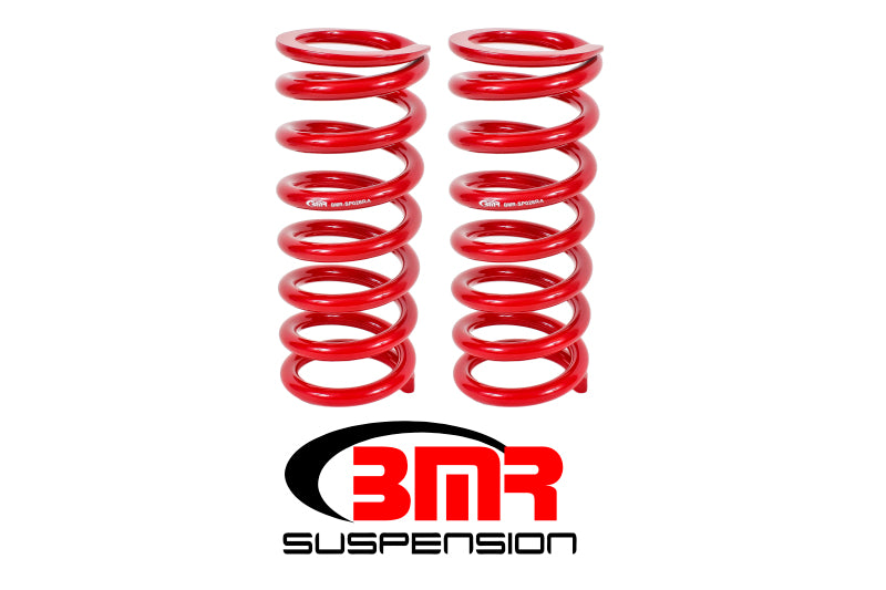BMR 1979-2004 Fox Mustang Front Lowering Springs - Red
