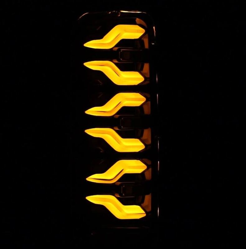 AlphaRex 658007 87-96 Ford Bronco/F-150 Luxx-Series LED Tail Lights - Black Red