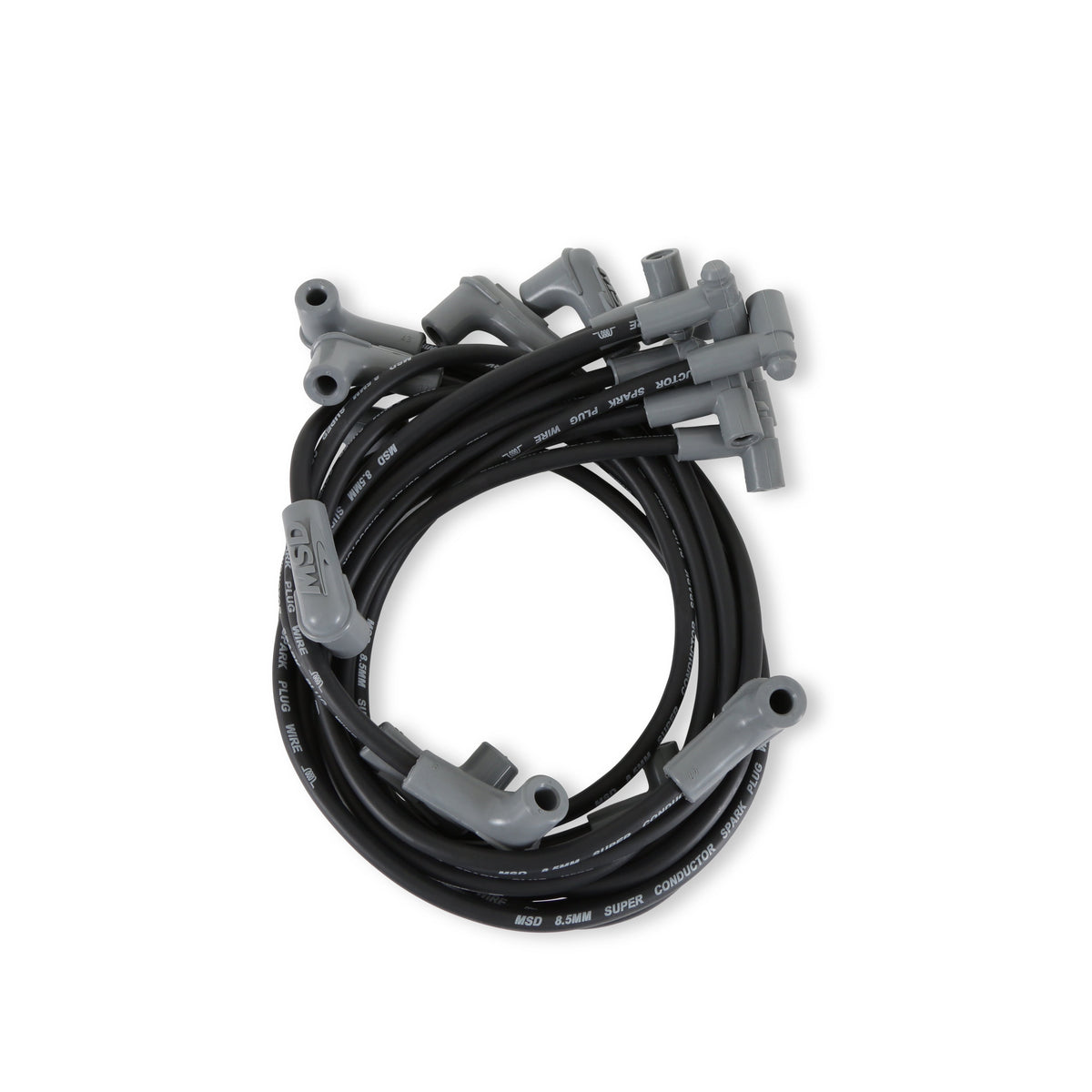 MSD 35593 Wire Set, SC Blk, SB for Chevy for use with HEI Cap