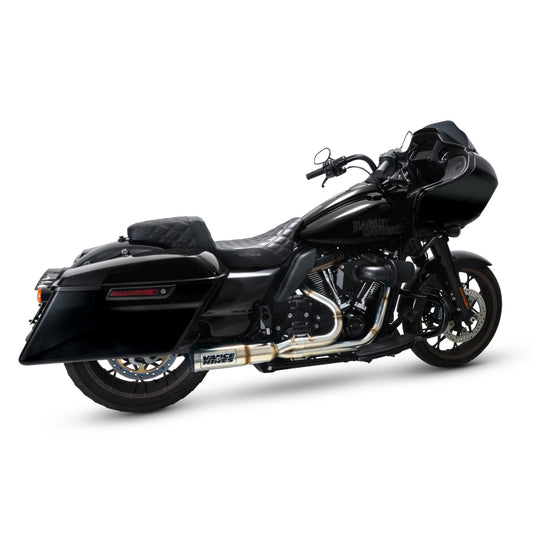 Vance & Hines 27321 Hi-Output 2-1 Exhaust Brushed for 2017-2024 Harley-Davidson Touring