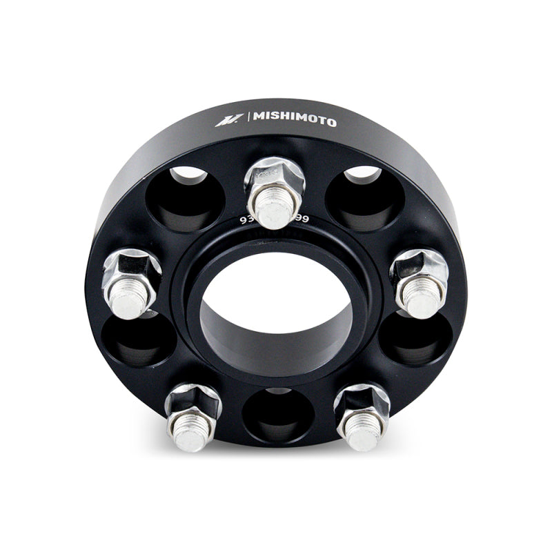Mishimoto Wheel Spacers - 5x114.3 - 67.1 - 25 - M12 - Black - #MMWS-004-250BK
