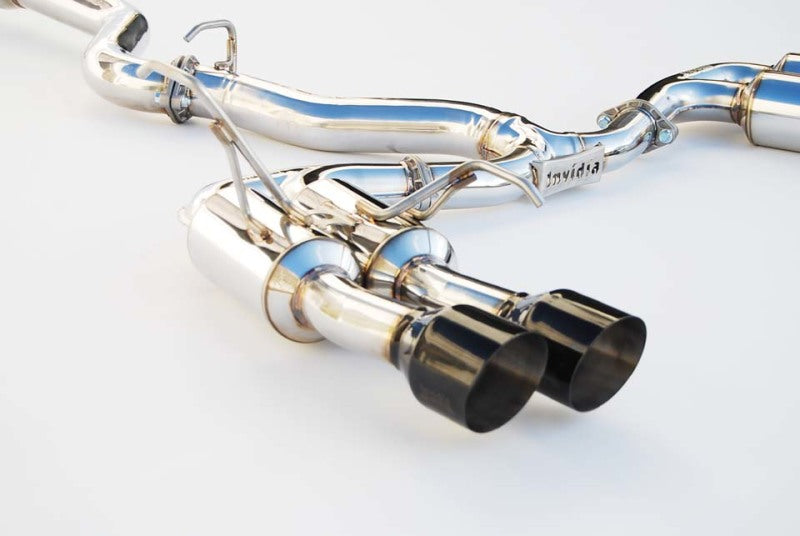Invidia HS15STIGM4SB 11-21 Subaru WRX/STI Sedan Gemini R400 Single Layer Black tip Cat-back Exhaust