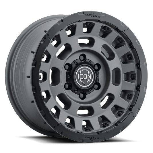 ICON Hammer Pro 17x8.5 / 5x150 / 25MM / 5.75in BS - Charcoal