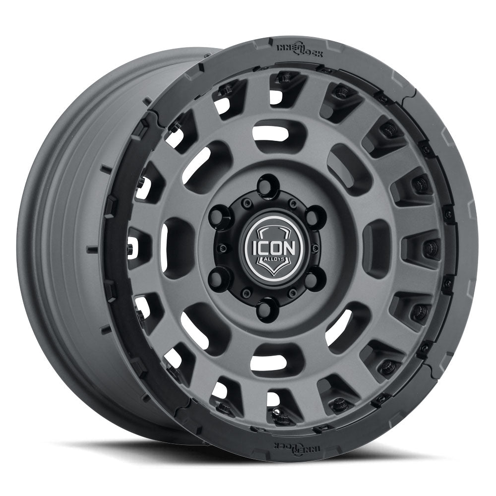ICON Hammer Pro - 17x8.5 / 5x5 / -6MM / 4.5in BS - Charcoal