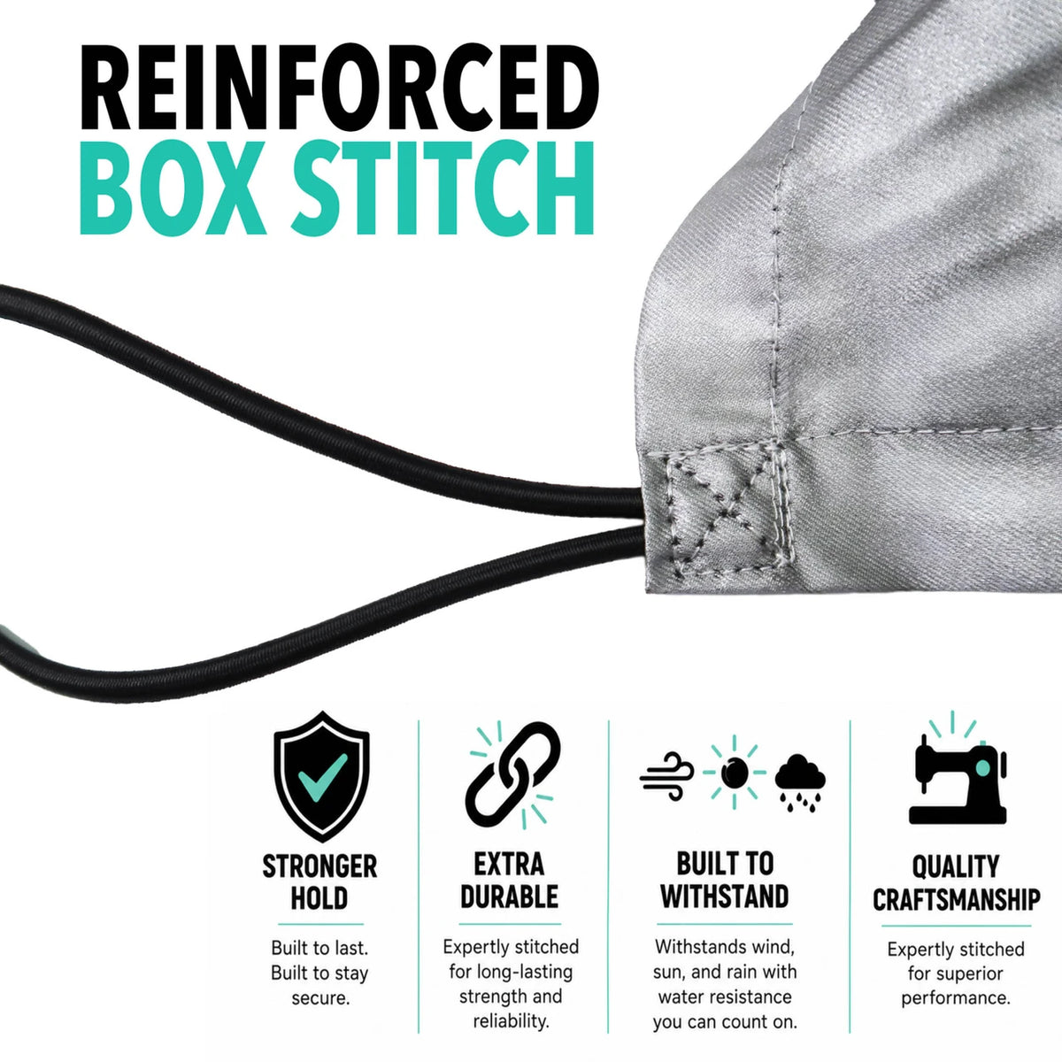 DEI Motorcycle Seat Shade with Hooks/Straps/Storage Bag