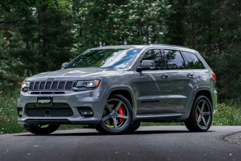 MBRP S55253CF 2012+ Jeep Grand Cherokee SRT 6.4L 3in Dual Rear Exit T304SS Catback Exhaust - CF Tips - #S55253CF