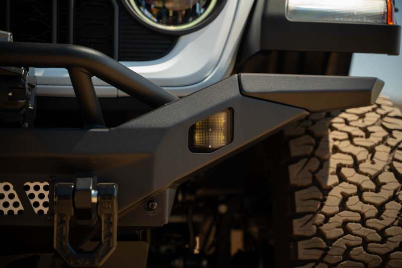 DV8 Offroad 07-18 Jeep Wrangler JK / 18-23 Wrangler JL / 20-23 Gladiator JT MTO Series Front Bumper - #FBJL-12