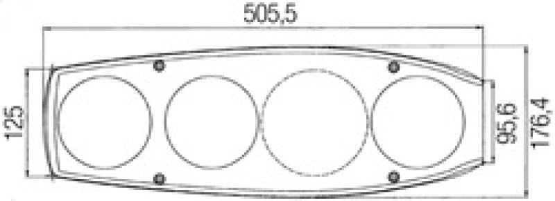 HELLA 341419127 Multifunction Rear Lamp with Side Marker Right RH 12V Pack of 10