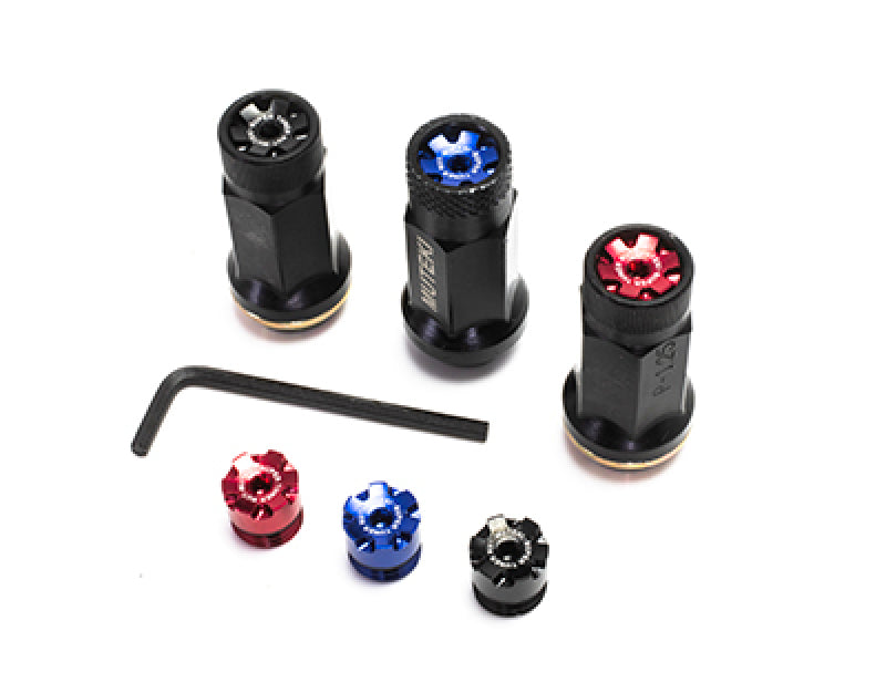 Wheel Mate 32956R Muteki Closed End Lug Nuts Red M12x1.50 - Set of 24