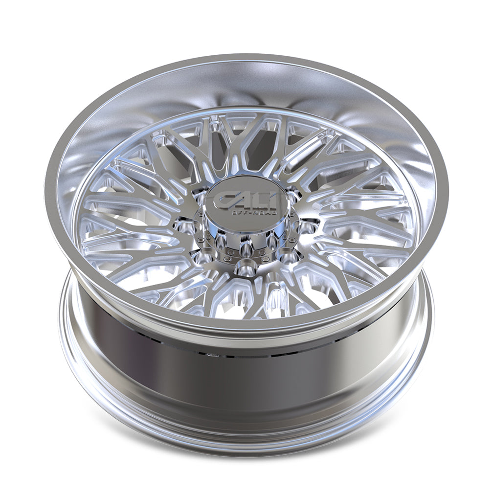 Cali Off-Road Crusher 9118 22x10 8x165.1 -19mm Polished Wheel 9118-22181P