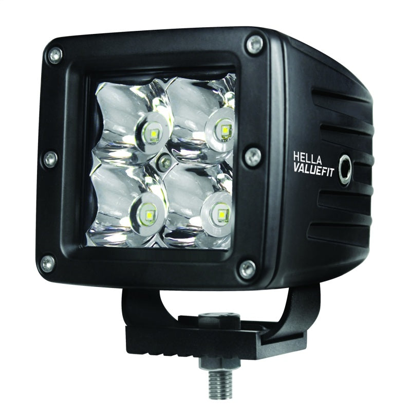 HELLA 357204821 ValueFit Cube 4 LED Off Road Kit 3.1in 2x12W