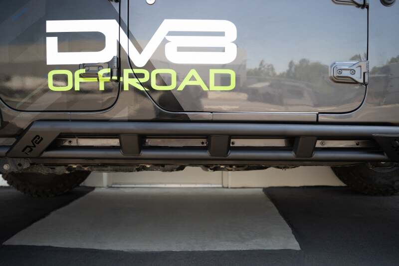 DV8 Offroad 18-23 Jeep Wrangler JL 4 Door FS-15 Series Rock Sliders - #SRJL-07