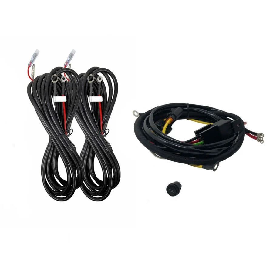 KC HiLiTES Platform One Profile SideCast 4-Light Wiring Kit for 24-26 Toyota Tacoma Double Cab