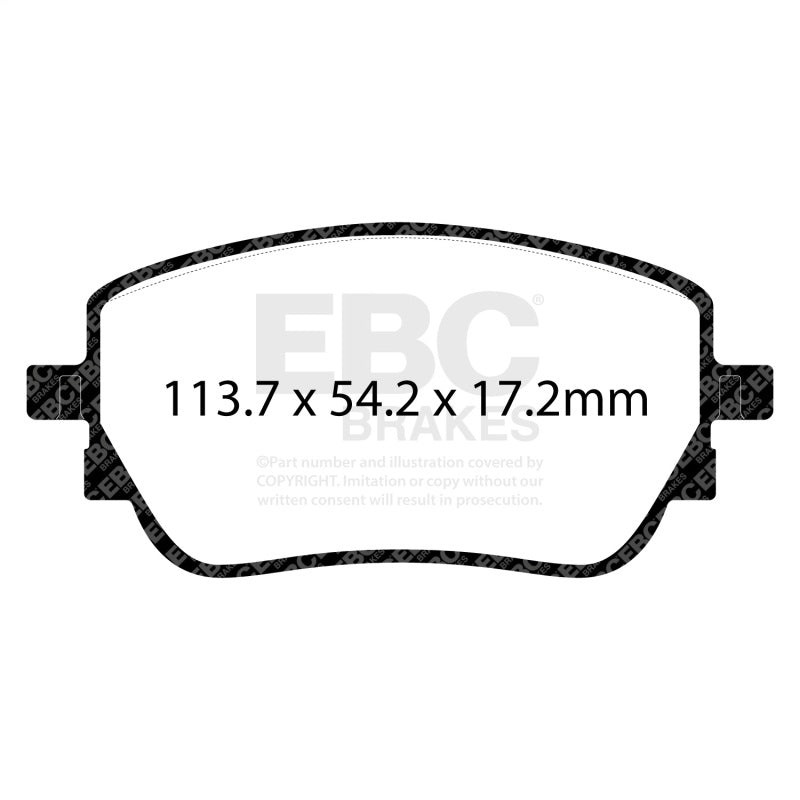 EBC 2019+ Mercedes-Benz A220 Sedan (V177) 2.0T Redstuff Rear Brake Pads DP32391C